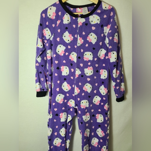 Sanrio HELLO KITTY Onezie- Size XL/16 kids- fits womens XS- 2013 - Picture 4 of 7